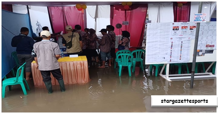 Hari Pencoblosan, Banjir Melanda Sejumlah Wilayah Jakarta