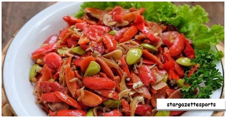 Tumis Kulit Melinjo dengan Sayuran