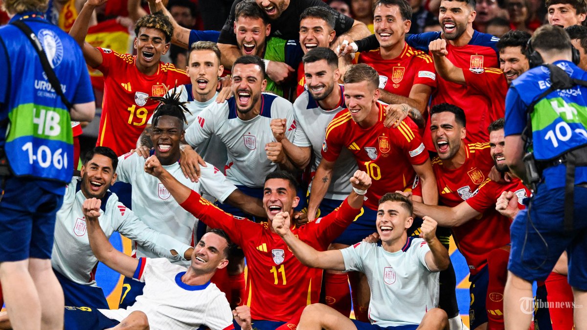 Perjalanan Spanyol Menuju Final Euro 2024
