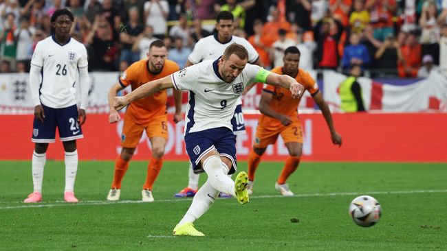 Harry Kane Mencetak Gol Melawan Belanda Semifinal Euro 2024